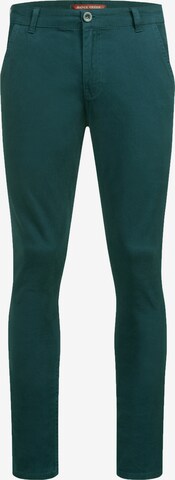 Rock Creek Slim fit Chino Pants in Green: front