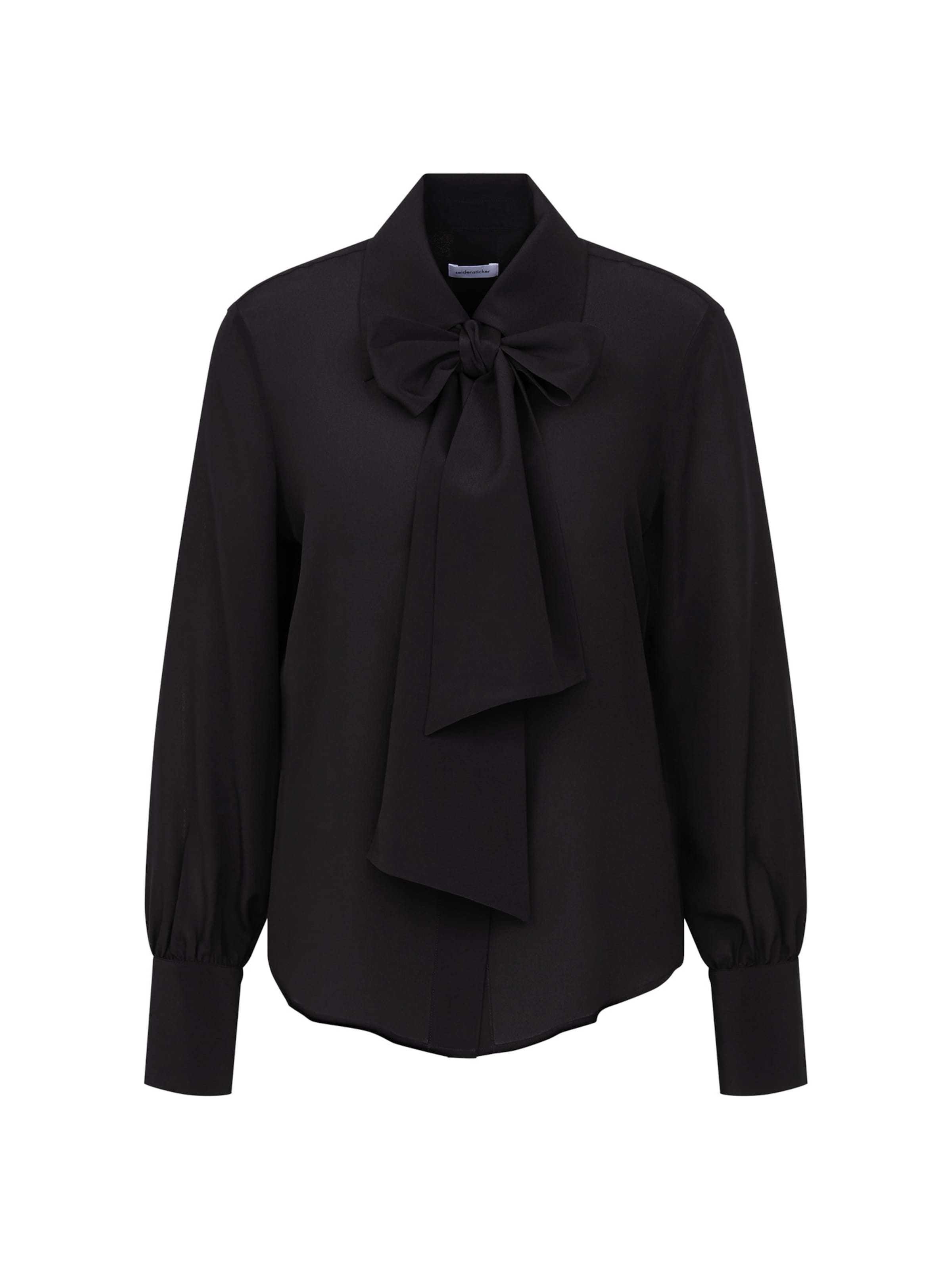 Chemisier SEIDENSTICKER en noir : devant