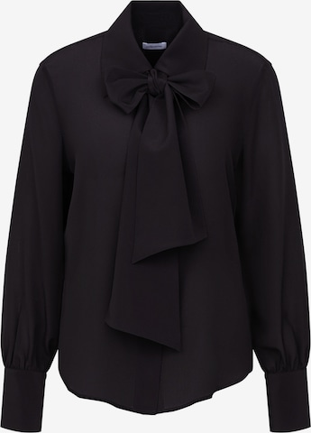 Chemisier SEIDENSTICKER en noir : devant