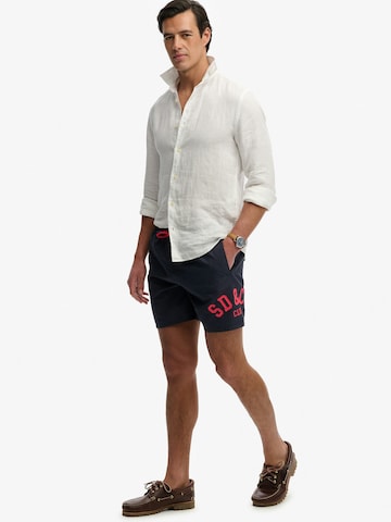 Superdry & Co Badeshorts i blå