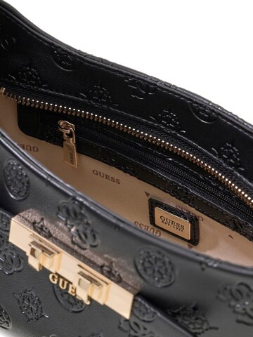 GUESS Taška cez rameno 'Guess Sac Bandoulière Carmella Black Logo' - Čierna