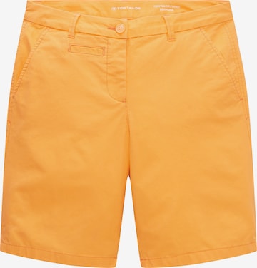 TOM TAILOR Regular Chino trousers in Orange: front