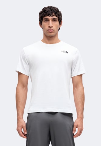 THE NORTH FACE - Camiseta 'TESTED AND PROVEN' en blanco
