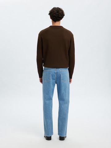 SELECTED Loosefit Jeans 'SLH220 BEN KORI' in Blauw