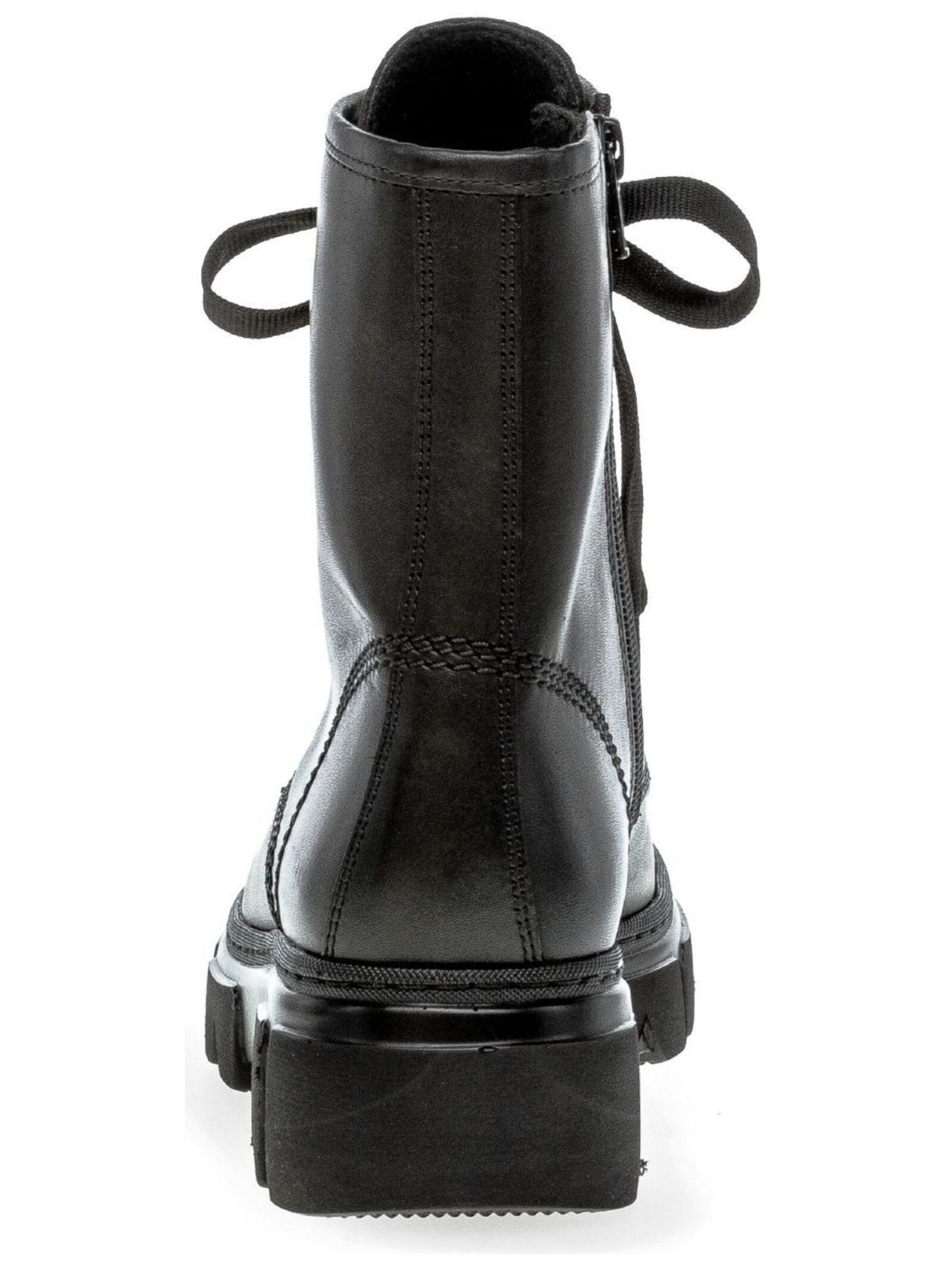 GABOR Lace-Up Ankle Boots in Black