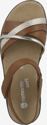 REMONTE Strap Sandals in Brown