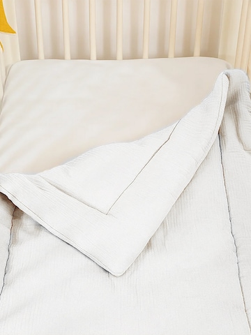 PAPATE - Manta para bebé en blanco