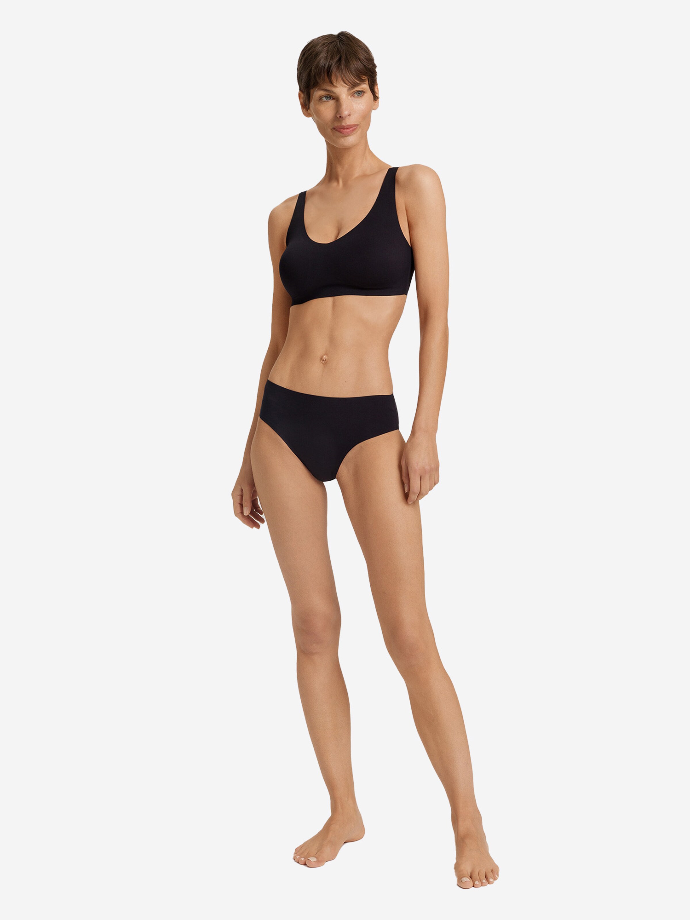 Slip ' Invisible Touch ' Hanro en noir
