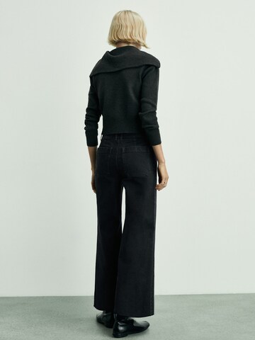 MANGO Regular Jeans 'CATHERIN' in Black