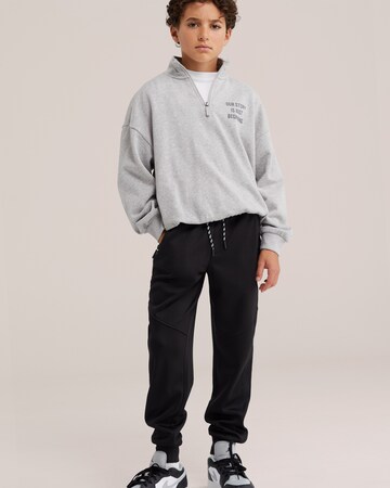 WE Fashion Tapered Παντελόνι σε μαύρο