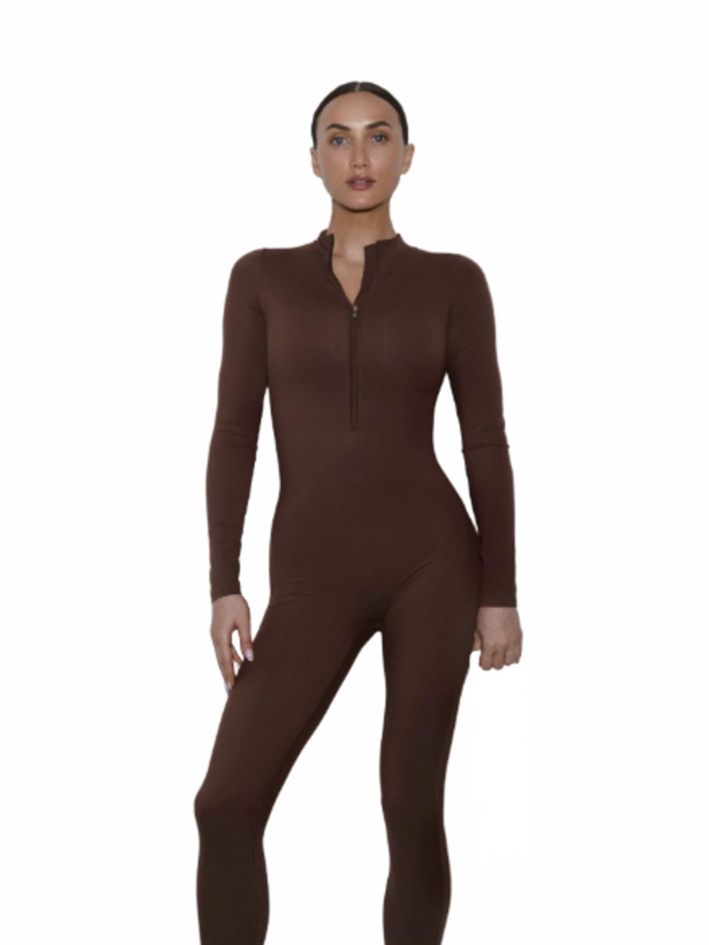 Estro Jumpsuit '6649' in Bruin