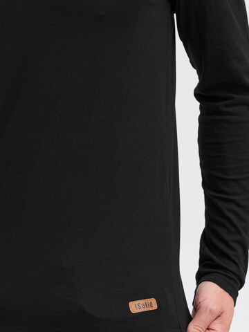 !Solid Shirt 'VOLKO' in Schwarz