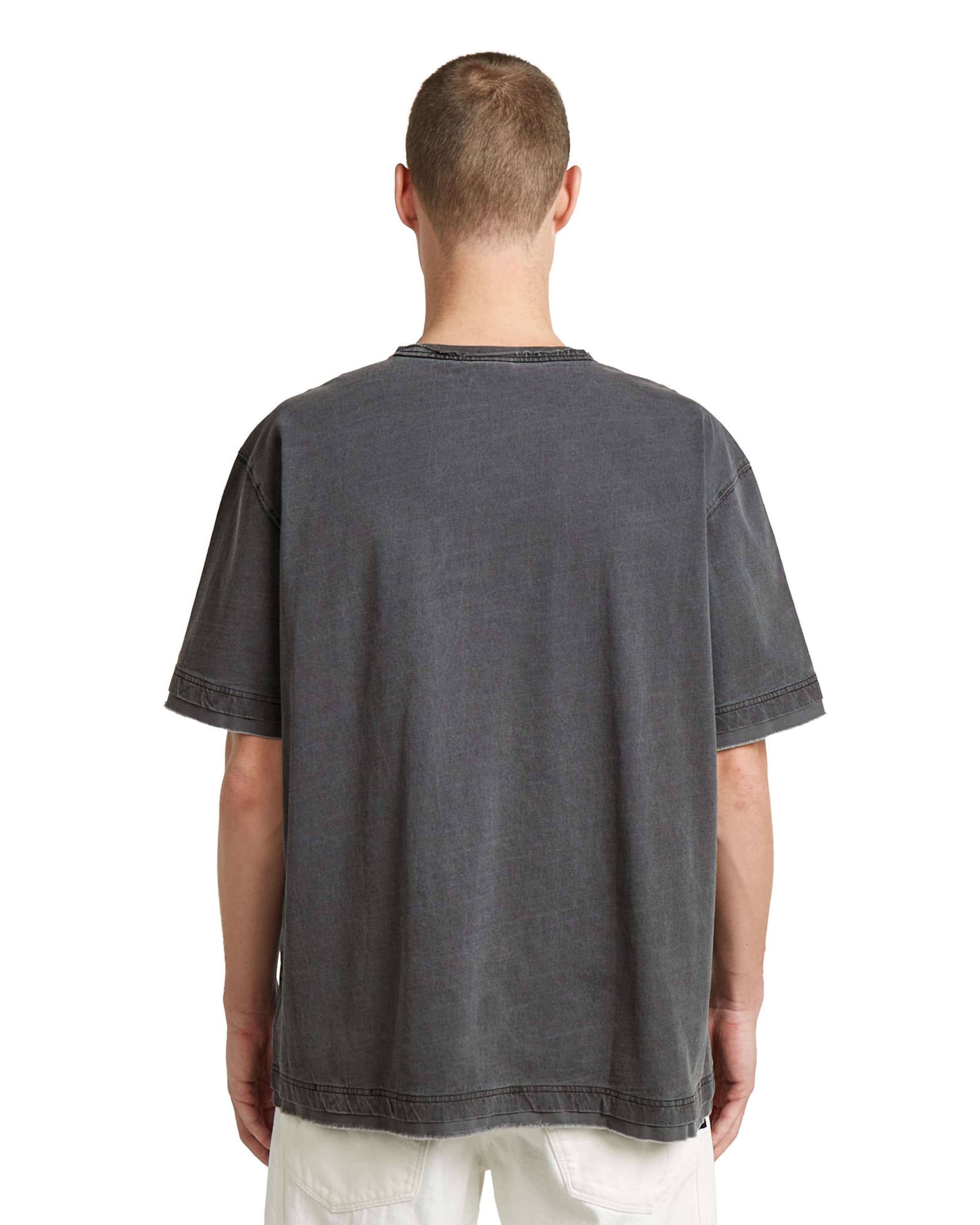 T-Shirt 'Washed Distressed Relaxed T-Shirt' G-STAR en noir