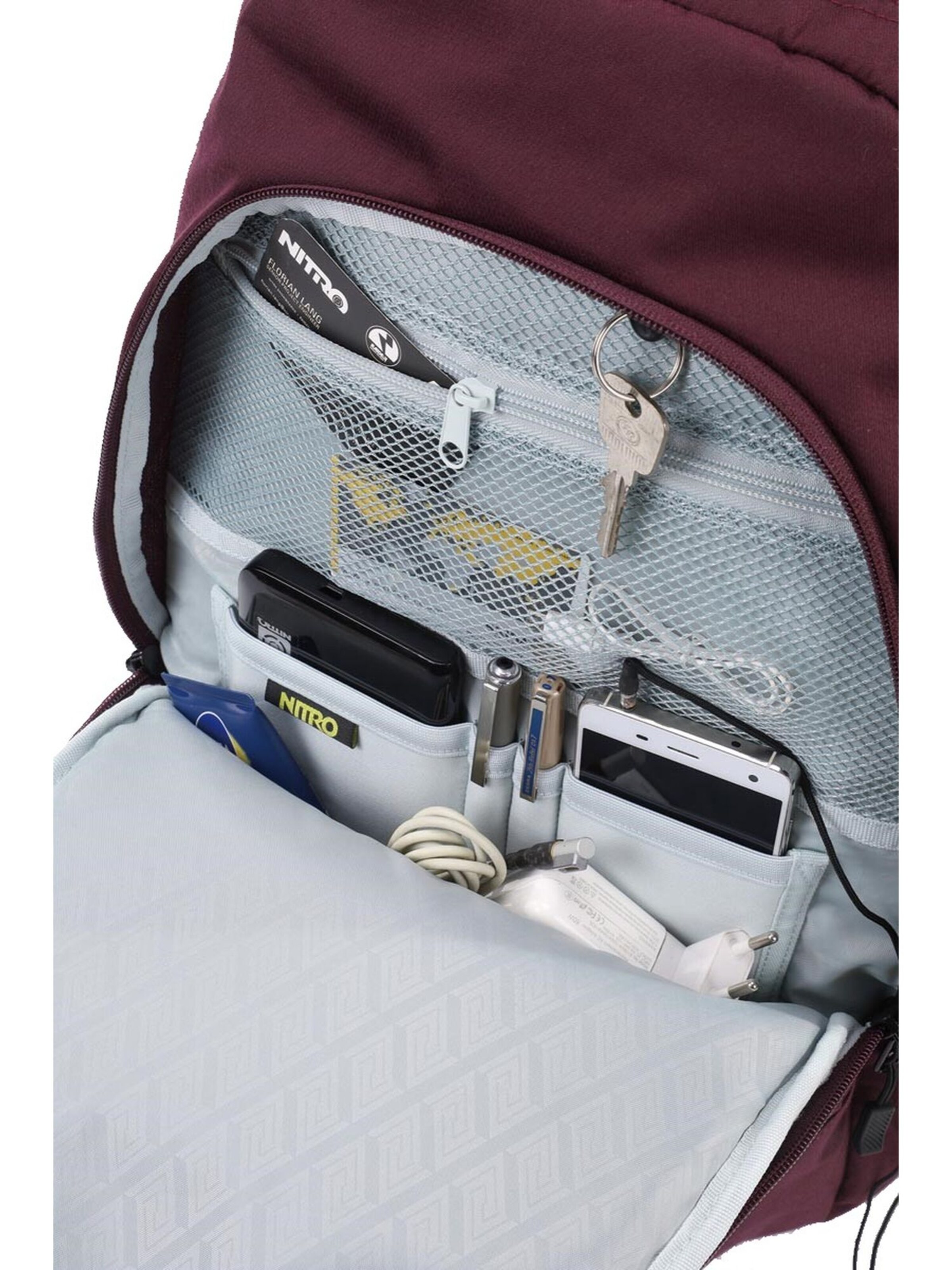 NitroBags Rucksack STASH 29 in Rot