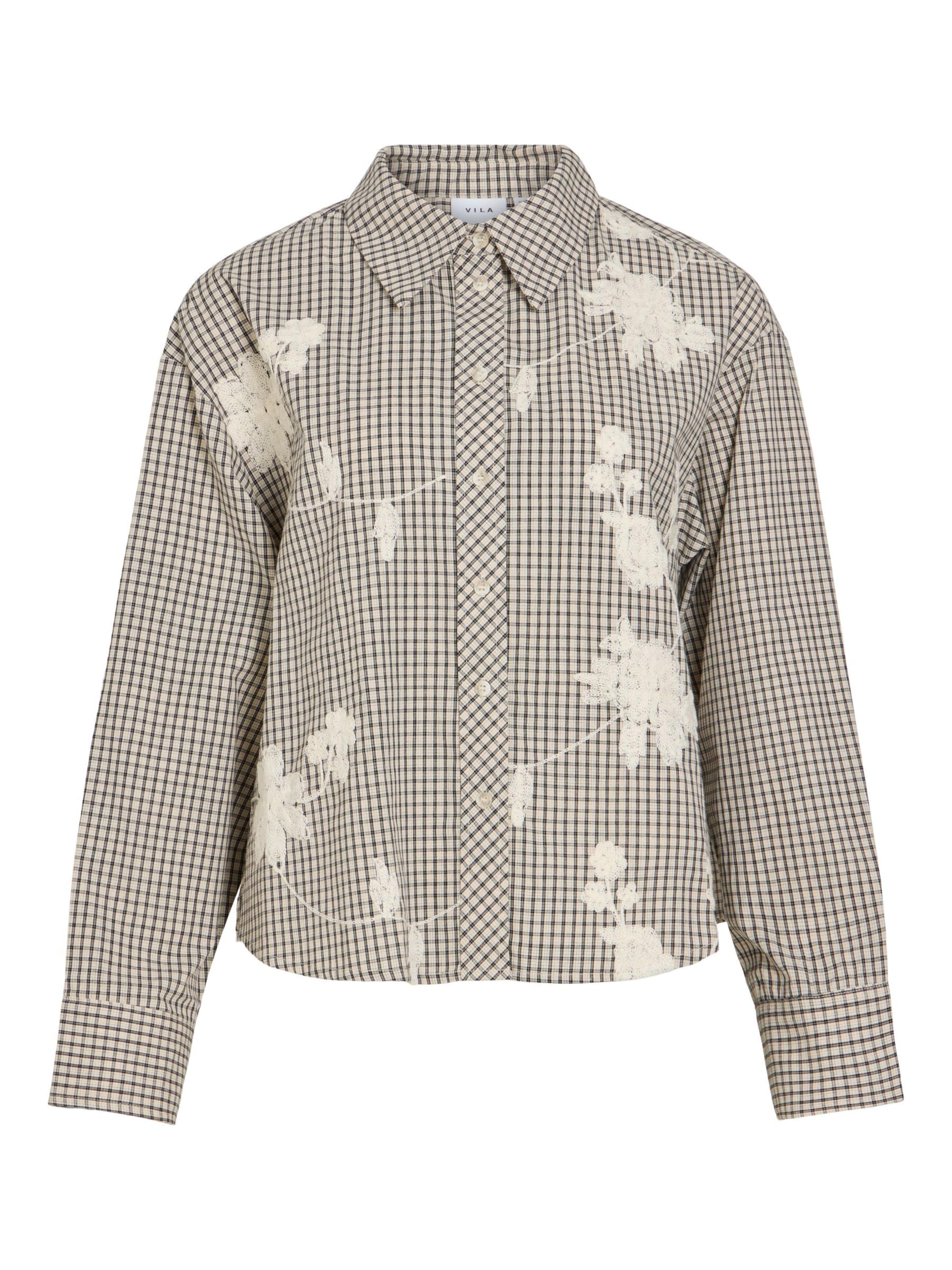 VILA Bluse i beige: forside