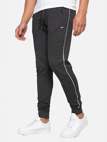 Threadbare Tapered Pants in Grey: front