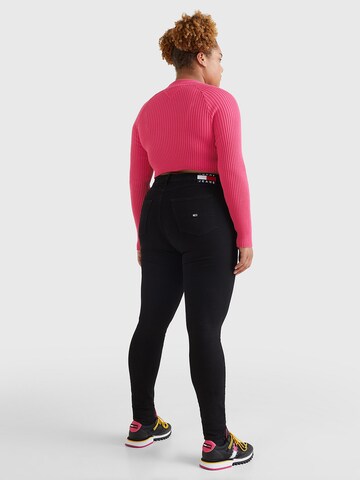 Tommy Jeans Curve Trui in Roze