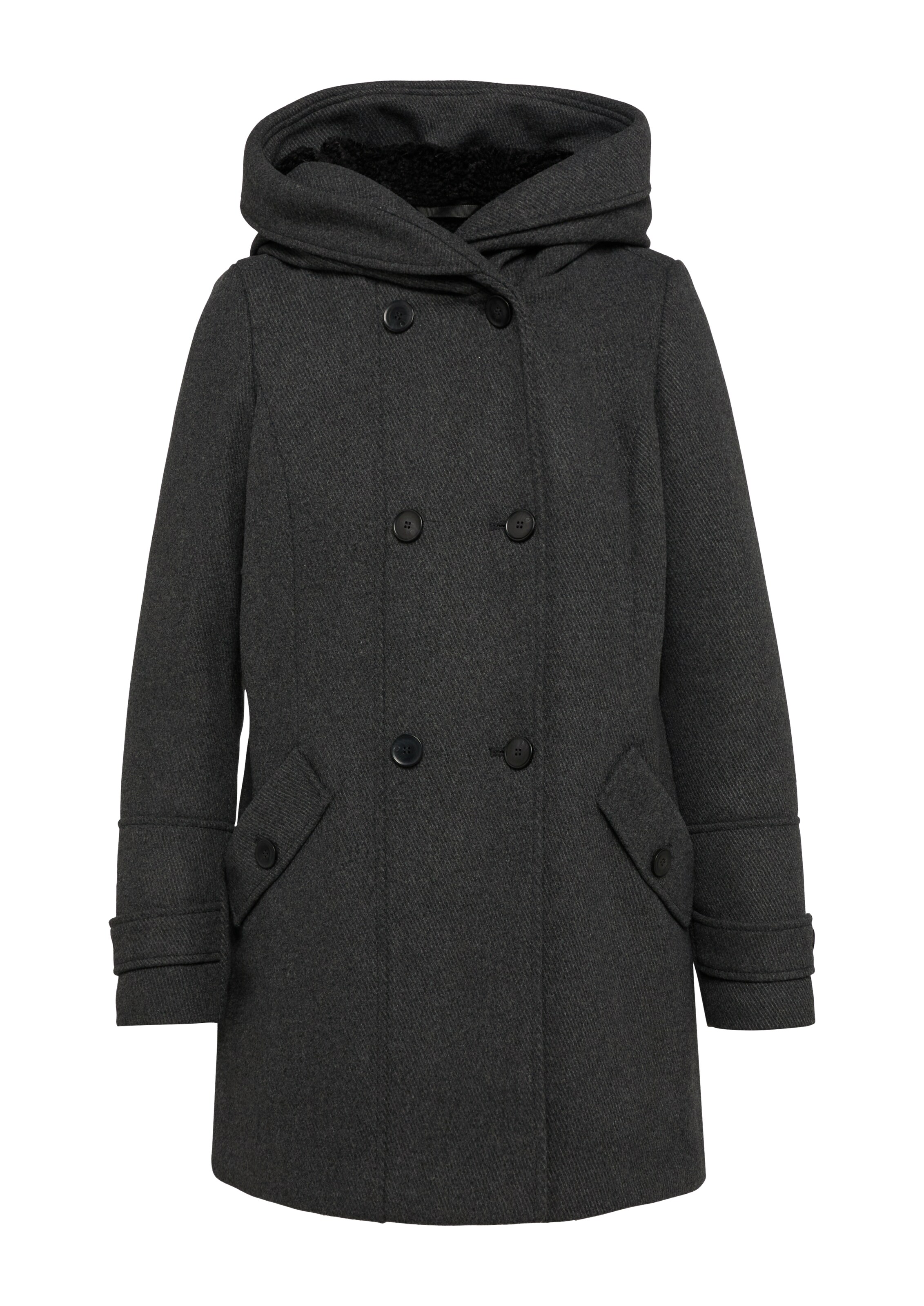 s.Oliver Tussenmantel in Grijs: voorkant