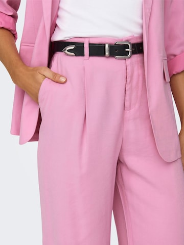 ONLY - Pierna ancha Pantalón plisado 'Aris' en rosa