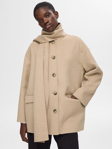 Veste mi-saison SELECTED en beige