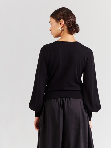 King Louie Pullover 'Bell' in Schwarz