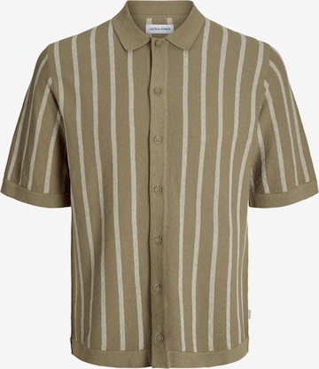 JACK & JONES - Ajuste confortable Camiseta 'EMIL' en verde: frente