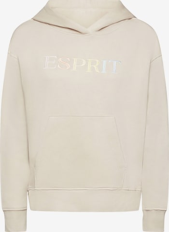 Sweat-shirt ESPRIT en beige : devant