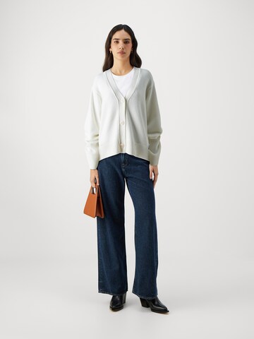 HUGO Gebreid vest 'Selsar' in Wit
