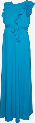 MAMALICIOUS Jurk 'Roberta Mary' in Blauw: voorkant