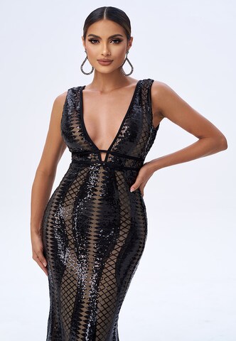 Moda Minx Avondjurk 'HANNAH' in Zwart