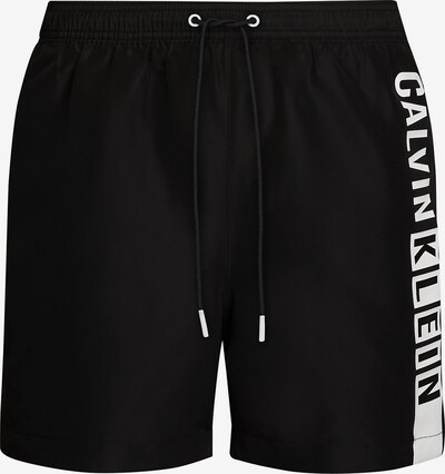 Calvin Klein Swimwear Kratke kopalne hlače 'Intense Power' | črna / bela barva, Prikaz izdelka