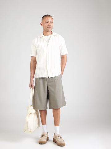 QS Comfort Fit Košeľa - Béžová