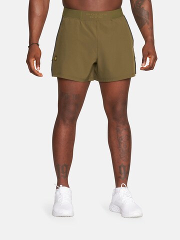 GOLD´S GYM APPAREL Loosefit Sportshorts 'Mark' in Grün: predná strana