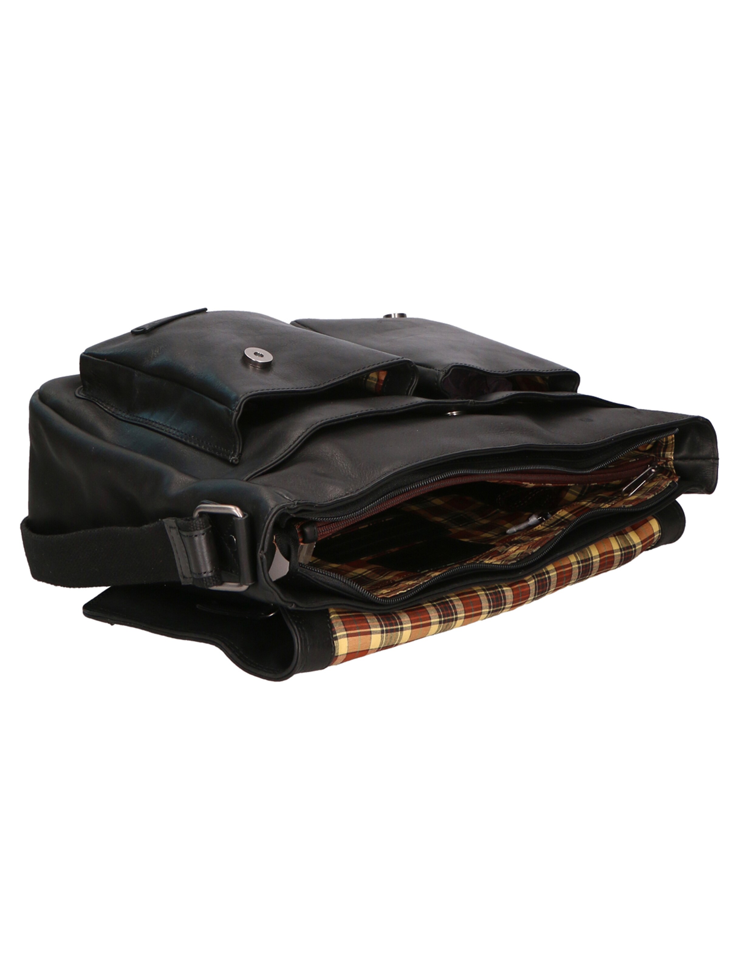 Santini Firenze Umhängetasche in Schwarz