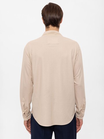 Antioch Regular fit Button Up Shirt in Beige