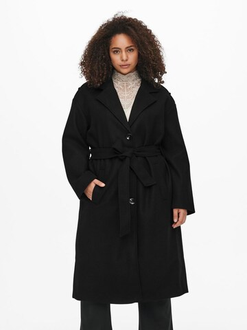 ONLY Carmakoma Between-Seasons Coat 'Emma' in Black: front
