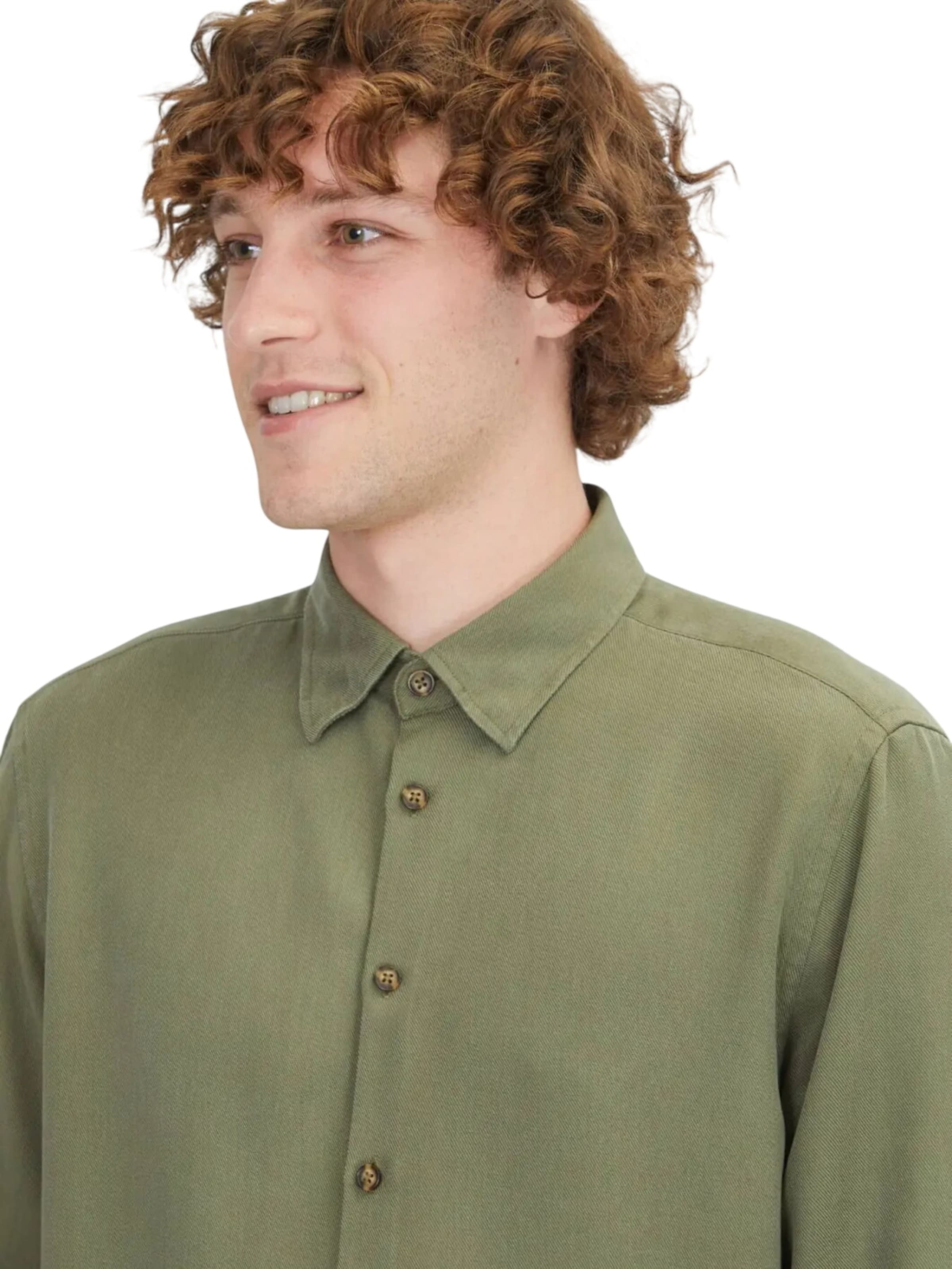 KİP Regular fit Overhemd in Groen