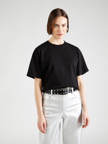 Warehouse Shirt in Zwart: voorkant