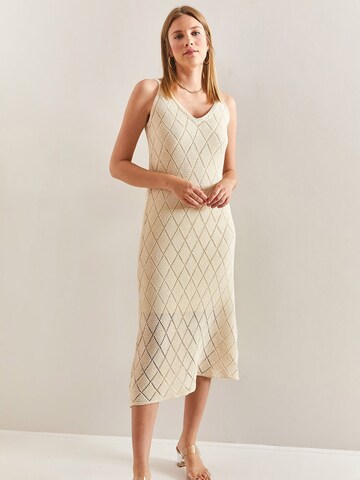 Bianco Lucci Kleid in Beige