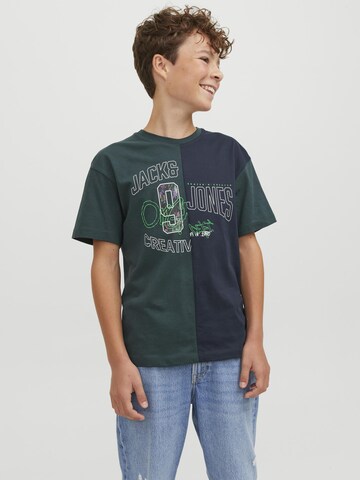 T-Shirt Jack & Jones Junior en vert : devant