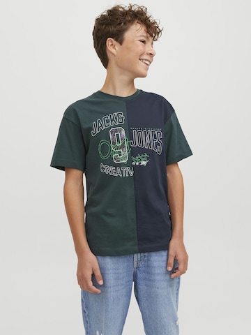 T-Shirt Jack & Jones Junior en vert : devant