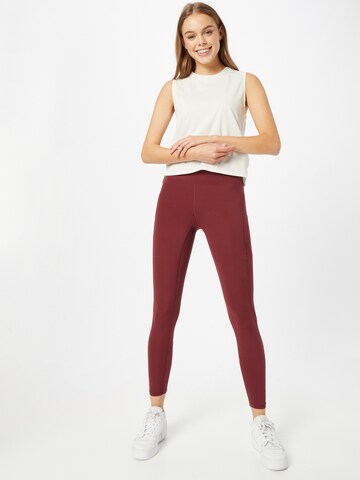 Marika Skinny Workout Pants in Red
