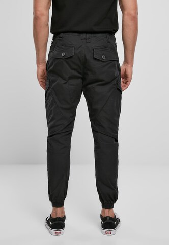 Effilé Pantalon cargo 'Ray' Brandit en noir