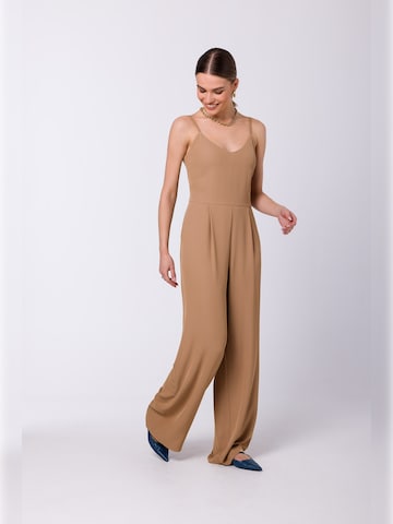 Stylove Jumpsuit in Beige: Vorderseite