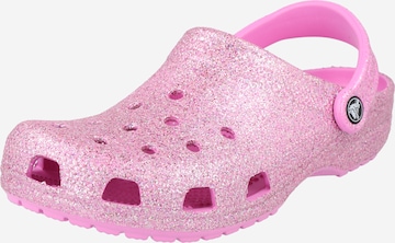 Crocs Clogs in Purple: front