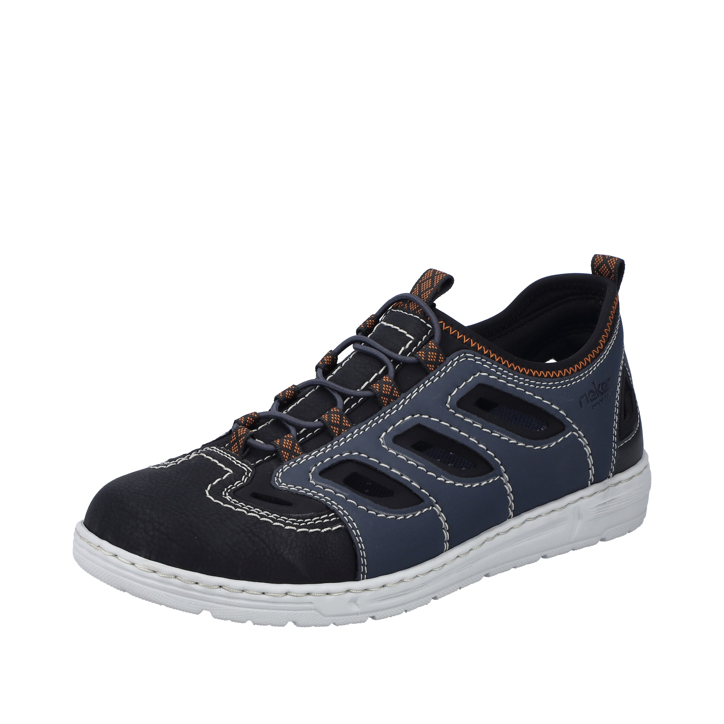 Slip on ' 08665 ' Rieker en bleu : devant