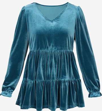 EVERA - Blusa 'Fashion Look' em azul: frente