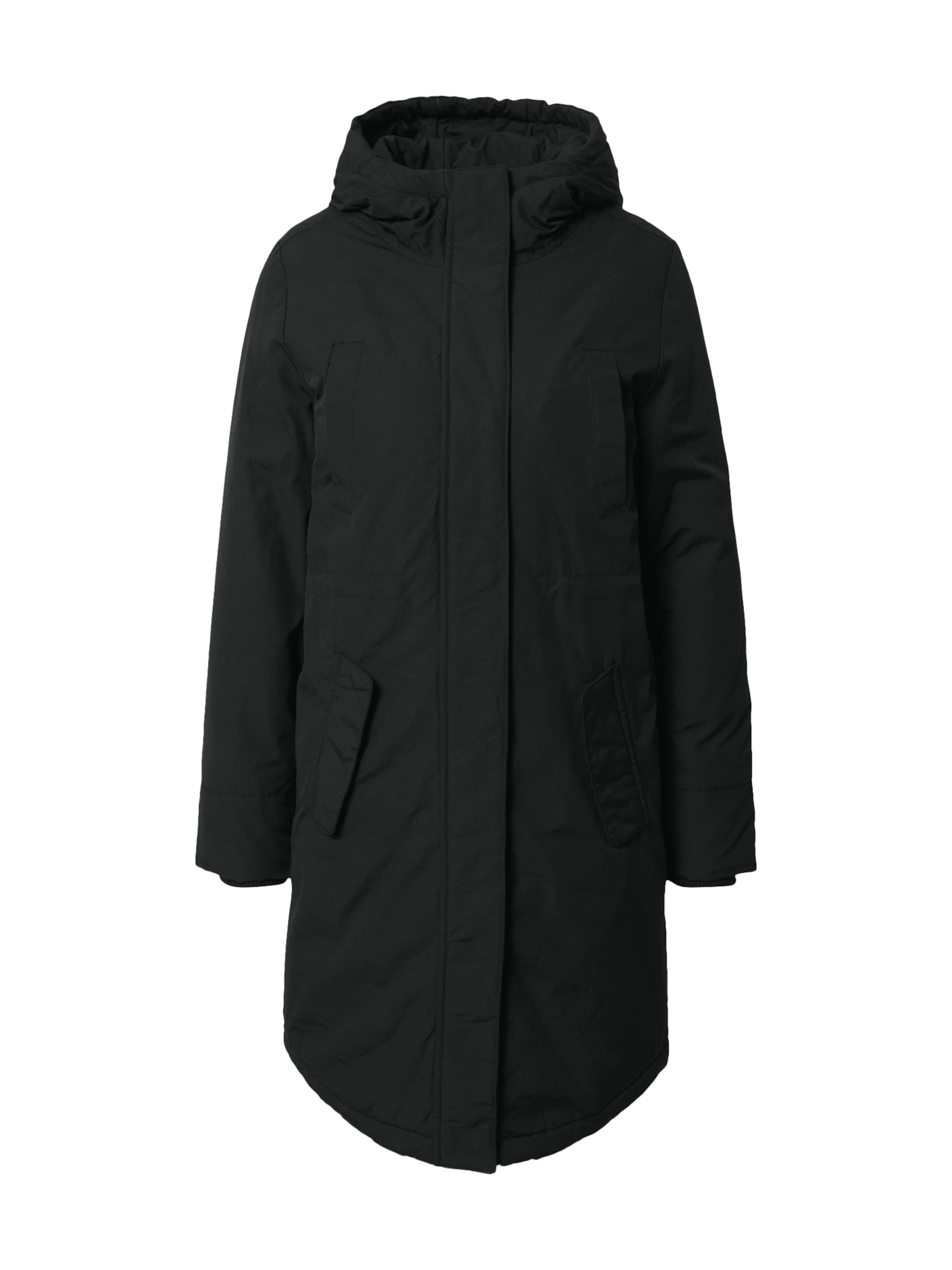 modström Between-seasons coat 'Patricia' in Black: front