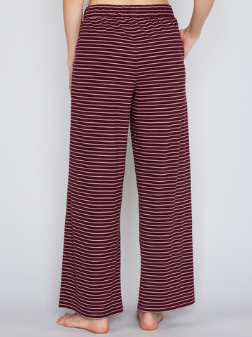 JOOP! Loose fit Trousers 'Cosy' in Red