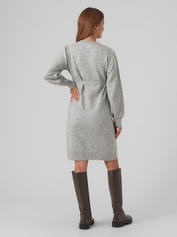 MAMALICIOUS Knit dress 'New Anne' in Grey